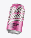 Can With Water Drops Mockup