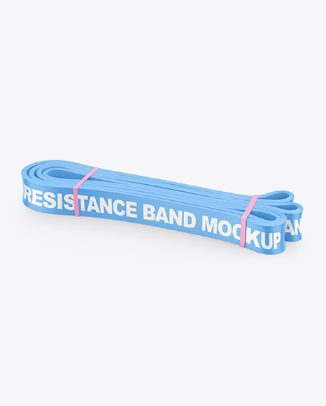 Matte Resistance Band Mockup
