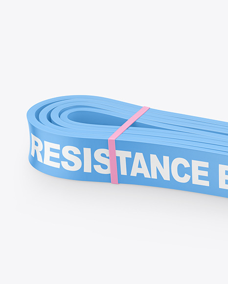 Matte Resistance Band Mockup PSD #1