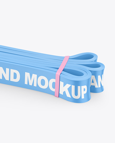 Matte Resistance Band Mockup PSD #6