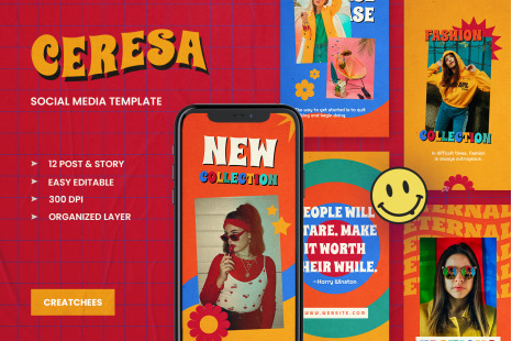 Ceresa Retro Instagram Template