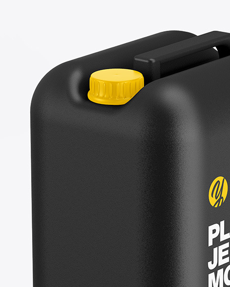 Textured Jerrycan Mockup PSD #2
