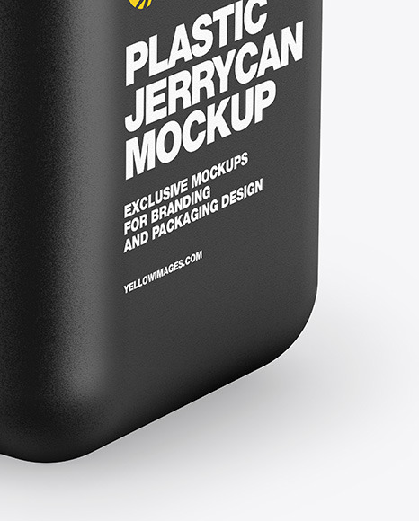 Textured Jerrycan Mockup PSD #1