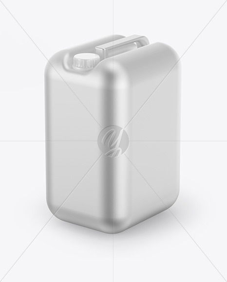 Metallic Jerrycan Mockup PSD #3
