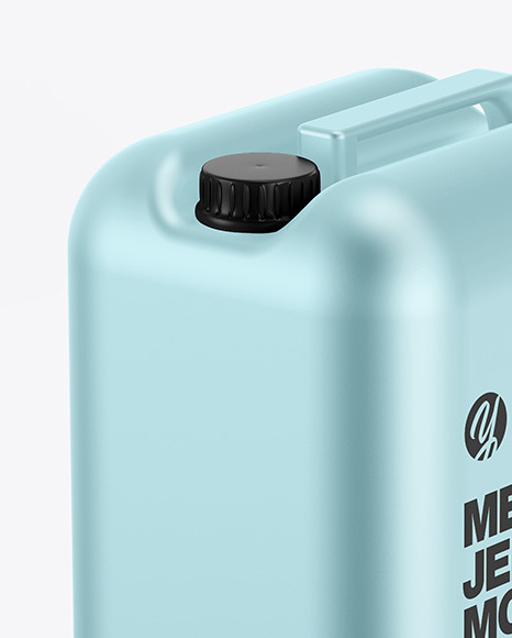 Metallic Jerrycan Mockup PSD #2