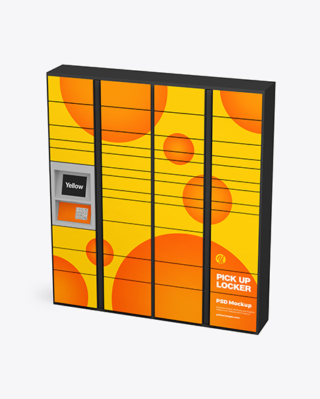 Pick Up Locker Mockup