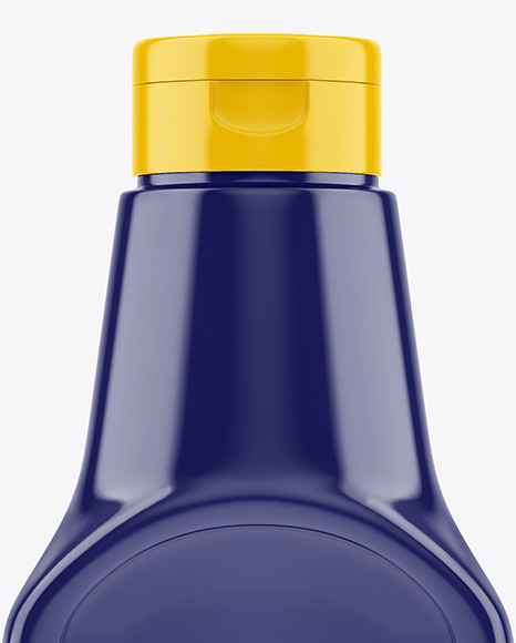 Glossy Suace Bottle Mockup