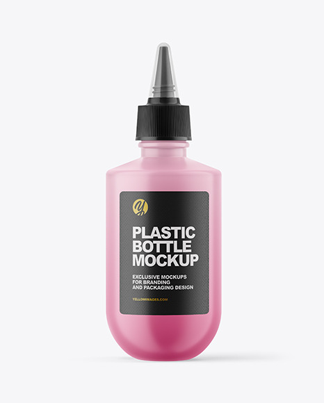 Matte Plastic Bottle Mockup PSD #2