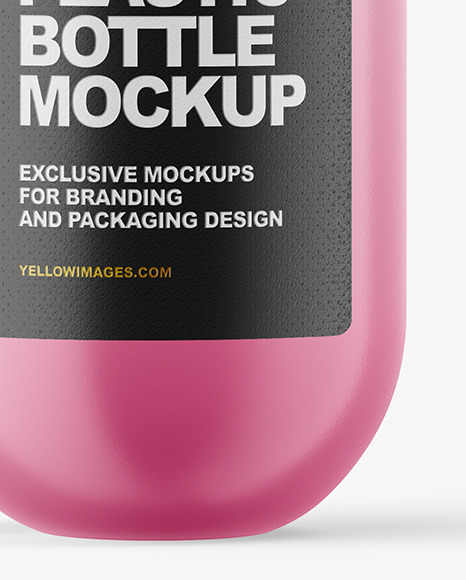 Matte Plastic Bottle Mockup PSD #5