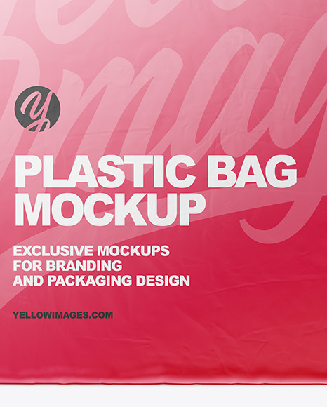 Plastic Carrier Bag Mockup PSD #6