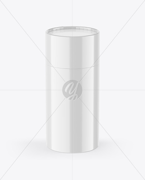 Glossy Paper Tube Mockup Glossy Paper Tube Mockup