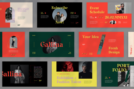 Gallina -  Google Slide Template