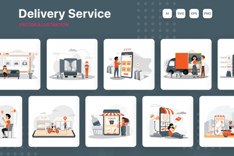 M233_Delivery Service Illustrations