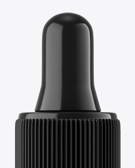 Clear Glass Dropper Bottle Mockup PSD #2