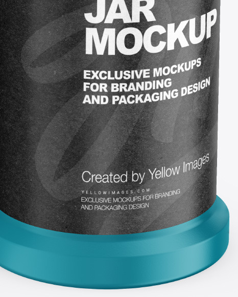 Four Matte Spice Jars Mockup PSD #6