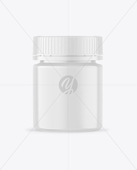 Glossy Pills Bottle Mockup PSD #3