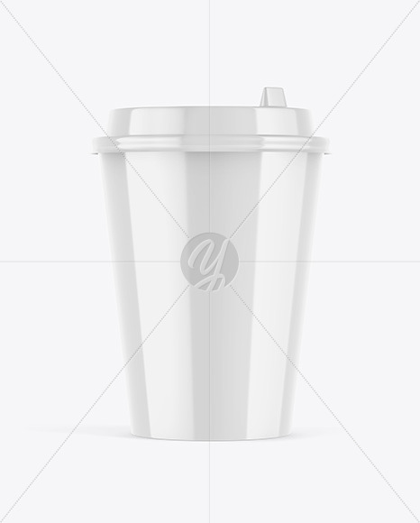 Glossy Coffee Cup Mockup PSD #1