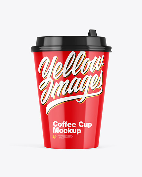 Glossy Coffee Cup Mockup PSD #3