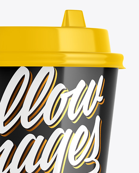 Glossy Coffee Cup Mockup PSD #4