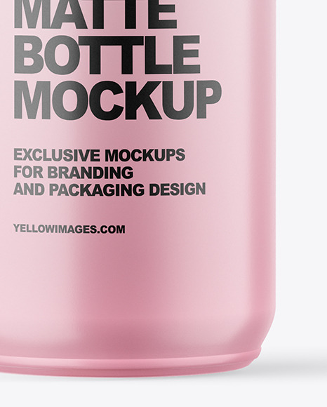 100ml Matte Bottle W  Wooden Lid Mockup PSD #5