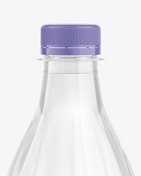 500ml Clear Plastic Drink Bottle Mockup PSD #1
