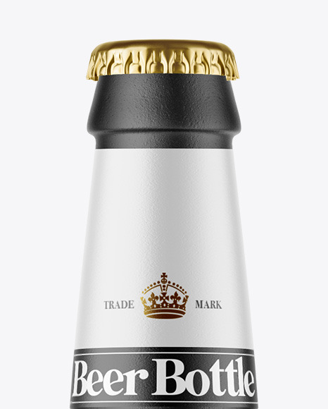 Ceramic Beer Bottle Mockup PSD #2