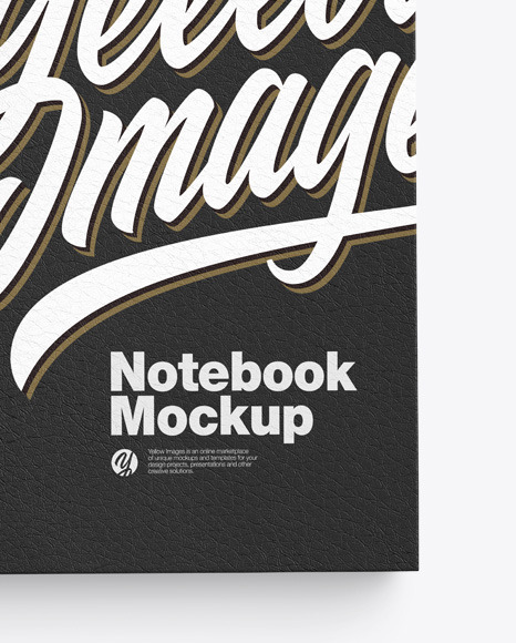 Leather Notebook Mockup PSD #7