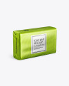 Metallic Soap Bar Package Mockup