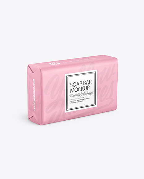 Download Paper Soap Bar Package Mockup In Packaging Mockups On Yellow Images Object Mockups