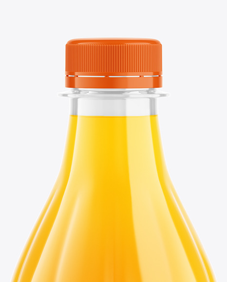 500ml Clear Plastic Drink Bottle Mockup PSD #1