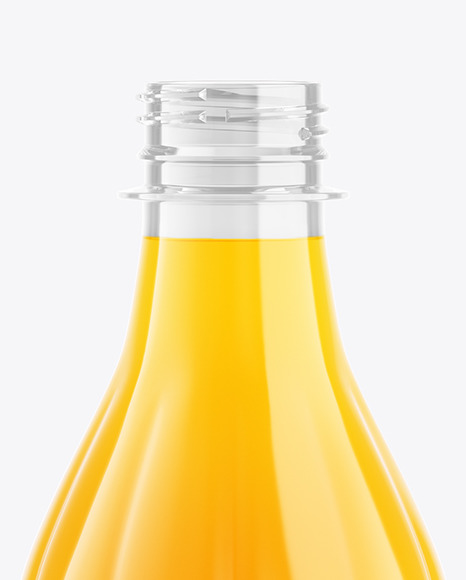 500ml Clear Plastic Drink Bottle Mockup PSD #6