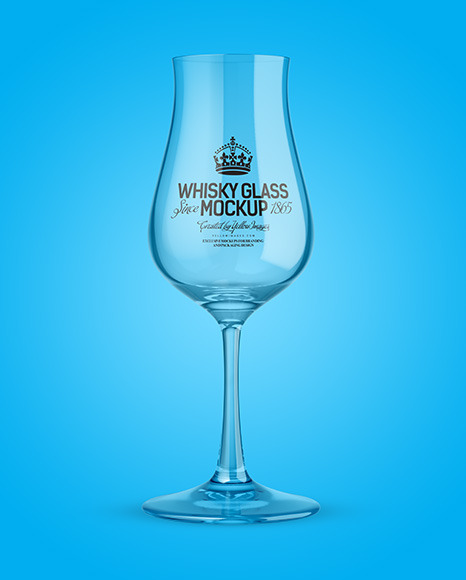 Clear Snifter Glass Mockup PSD #2