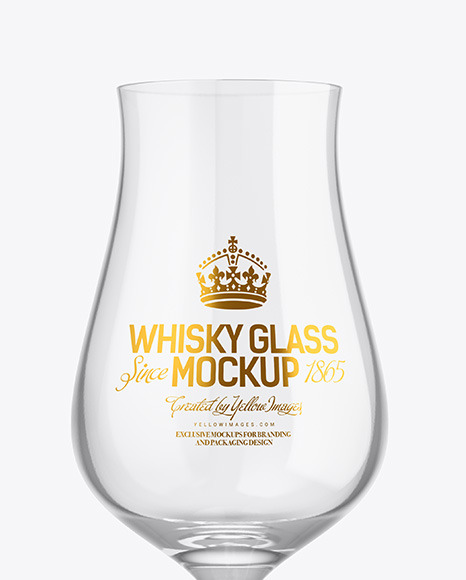 Clear Snifter Glass Mockup PSD #1