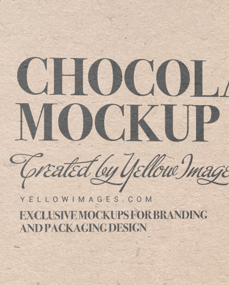 Kraft Paper Box With Chocolate Balls Mockup PSD #1
