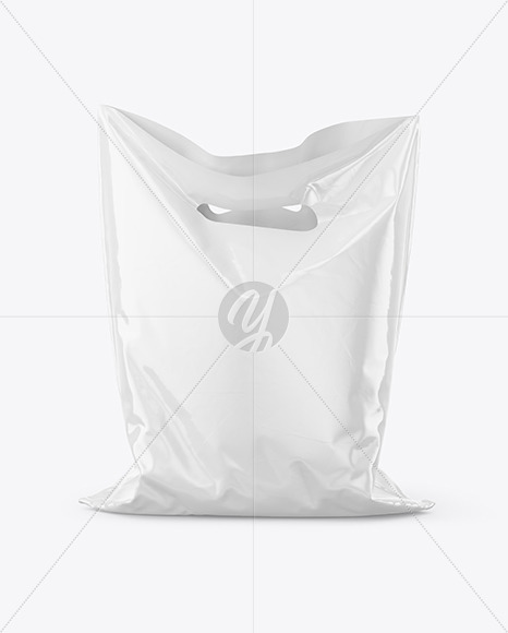 Download Matte Plastic Carrier Bag Mockup In Bag Sack Mockups On Yellow Images Object Mockups