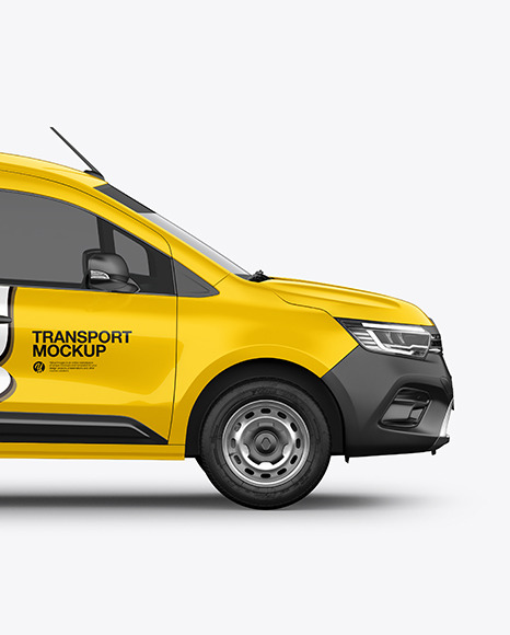 Panel Van Mockup - Side View