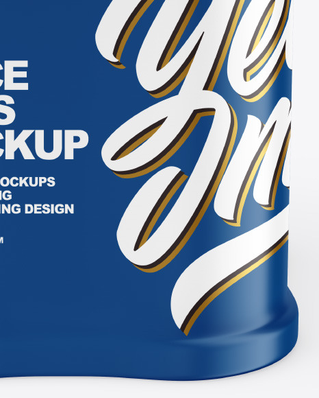 Four Spice Jars w  Matte Shrink Sleeve Mockup PSD #1