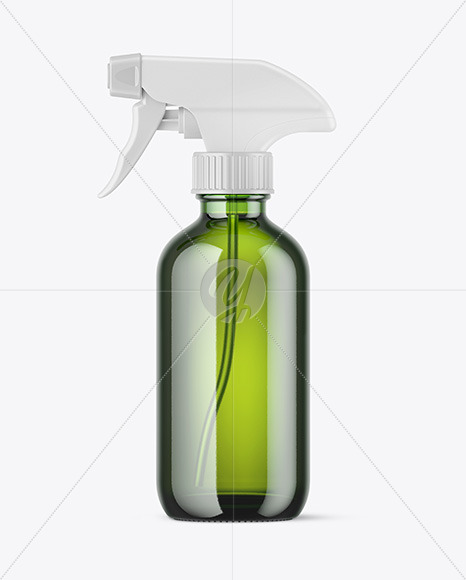 Download Green Glass Spray Bottle Mockup In Bottle Mockups On Yellow Images Object Mockups