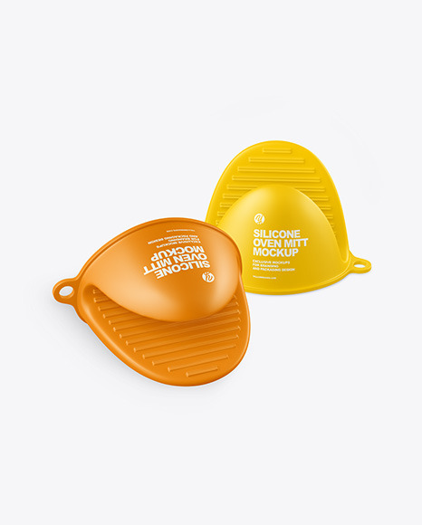 Download Silicone Oven Mitts Mockup In Apparel Mockups On Yellow Images Object Mockups