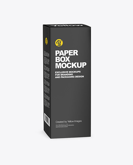 Download Metallic Cosmetic Tube W Box Mockup In Tube Mockups On Yellow Images Object Mockups