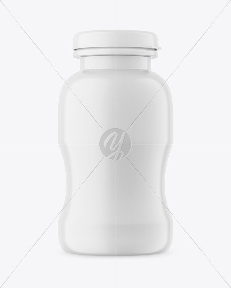 100 ml Matte Plastic Bottle Mockup 100 ml Matte Plastic Bottle Mockup