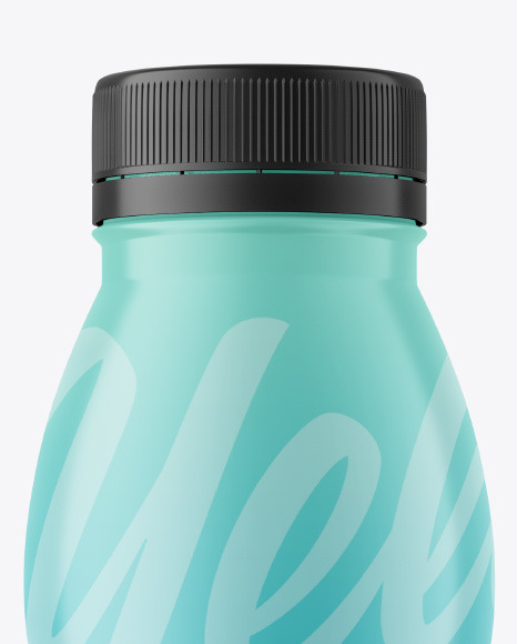 Matte Plastic Bottle Mockup PSD #2