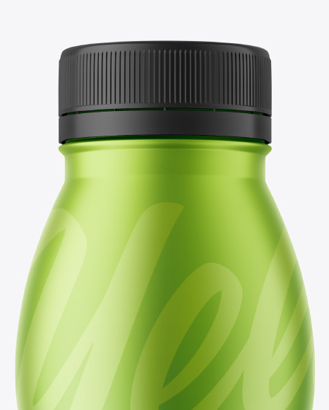 Metallic Bottle Mockup PSD #2