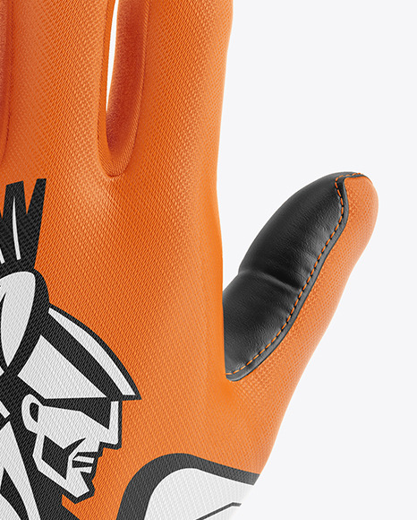 Download Football Glove Mockup Back View In Apparel Mockups On Yellow Images Object Mockups