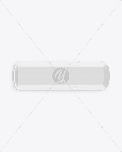Glossy USB Flash Drive Mockup