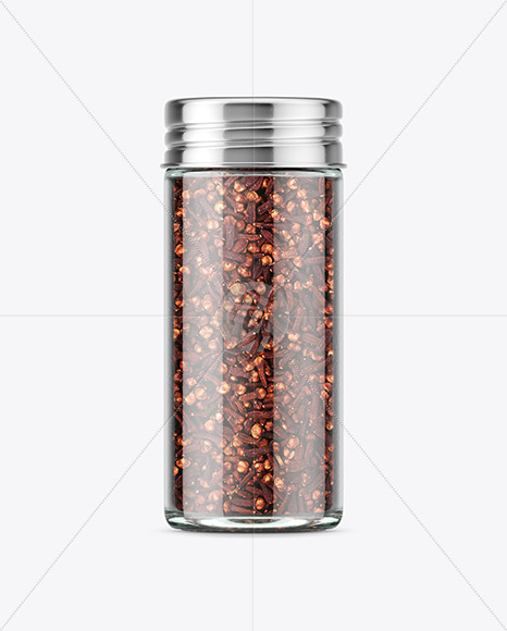Spice Jar with Clove Mockup
