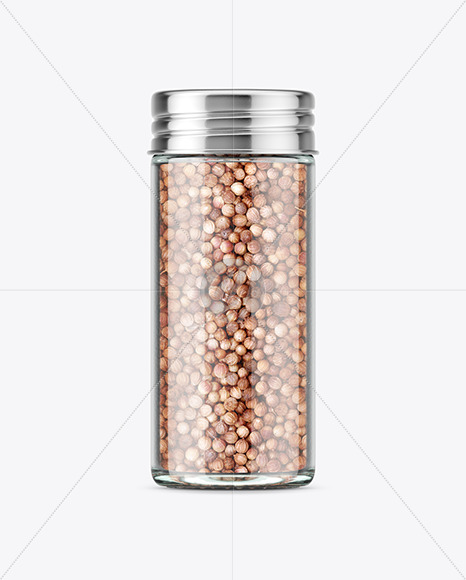 Spice Jar with Coriander Mockup
