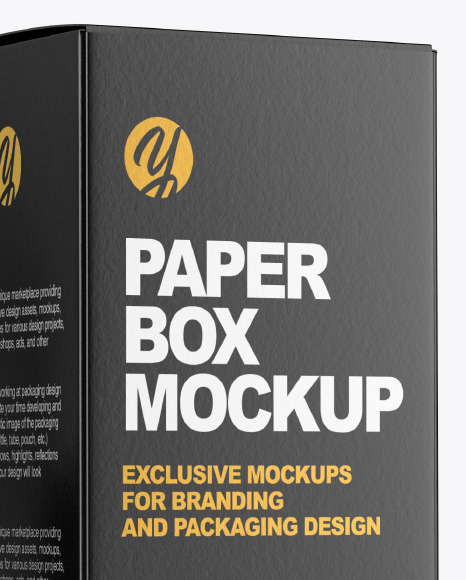 Ceramic Dropper Bottle with Paper Box Mockup PSD #6