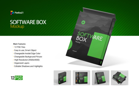 Software Box Mockup
