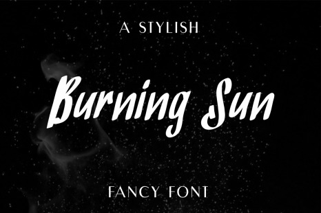 BurningSun Script Font